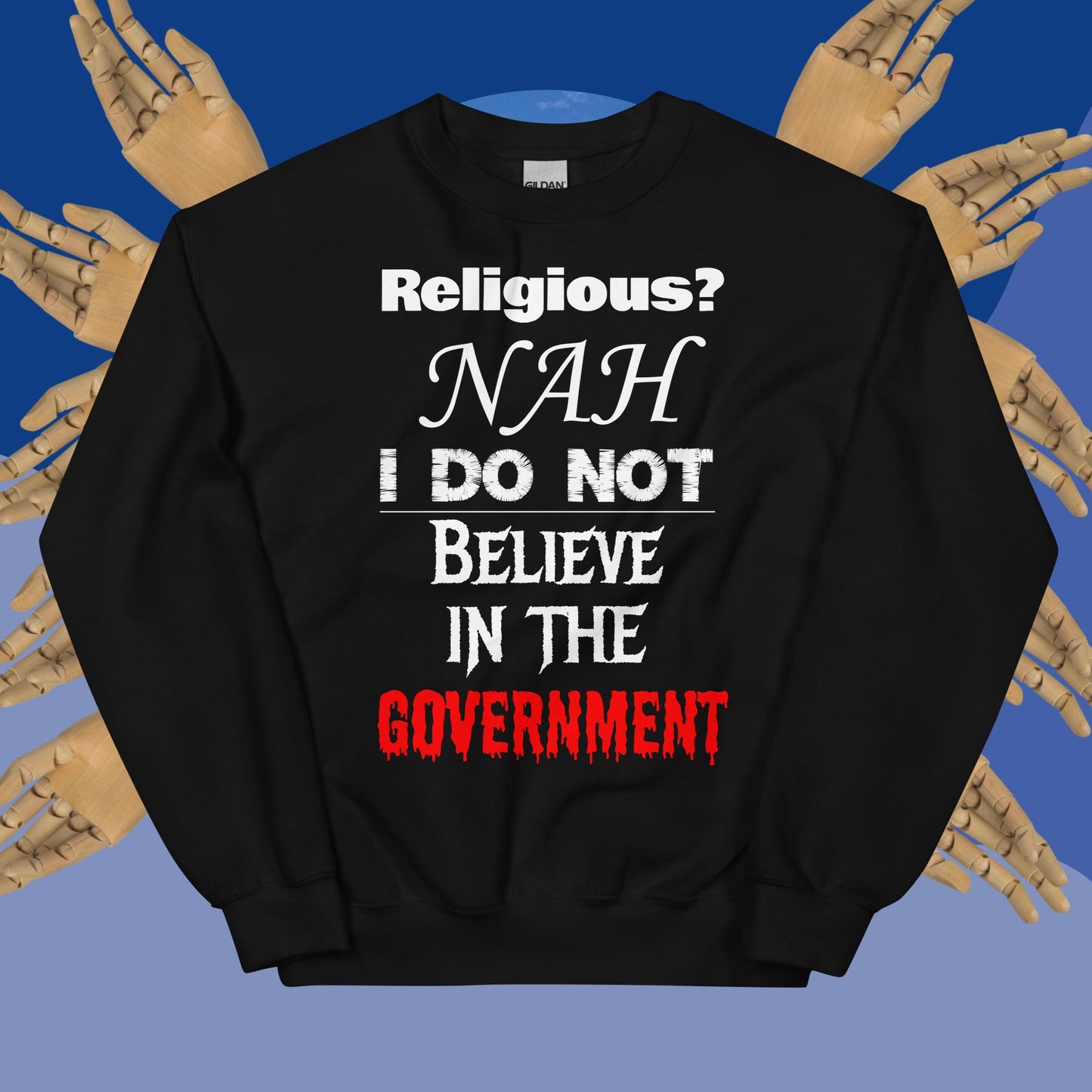 Not Religious Sweatshirt White