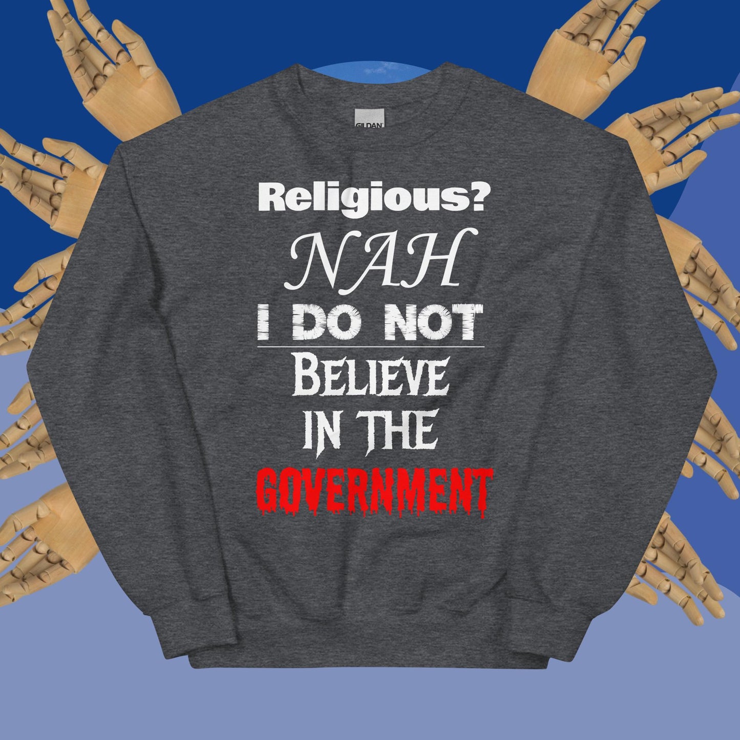 Not Religious Sweatshirt White