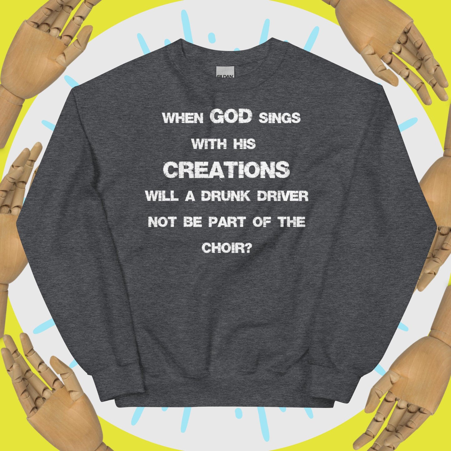 Gods Choir Sweatshirt White