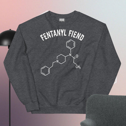 Fentanyl Fiend Sweatshirt White