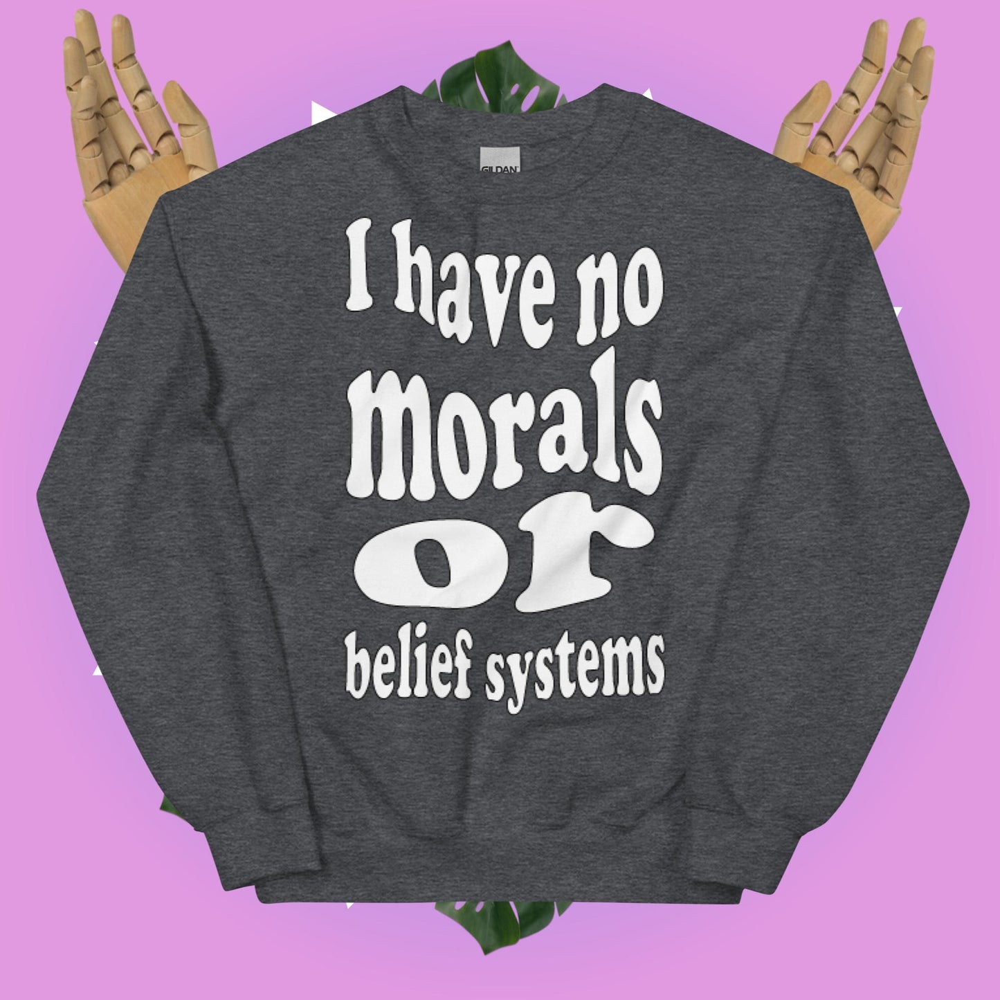 Morally Bankrupt Sweatshirt White