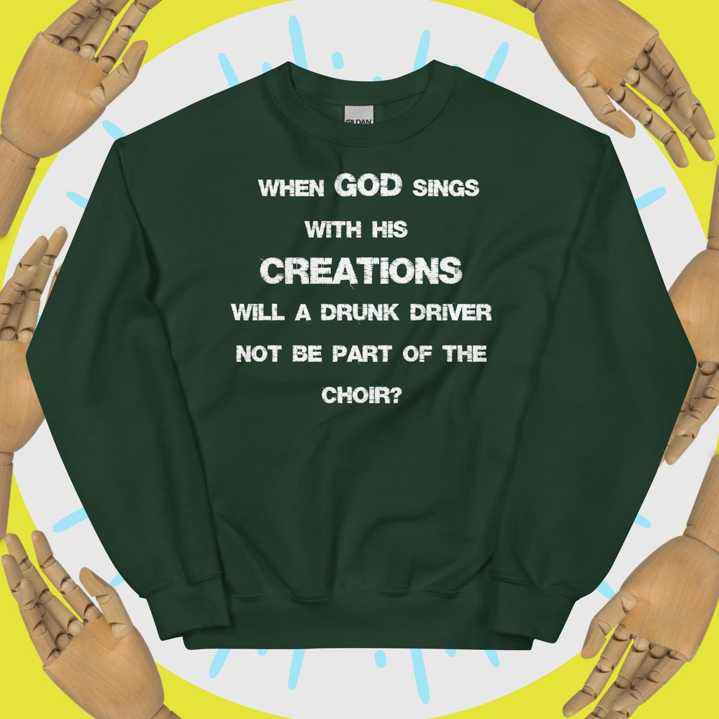 Gods Choir Sweatshirt White