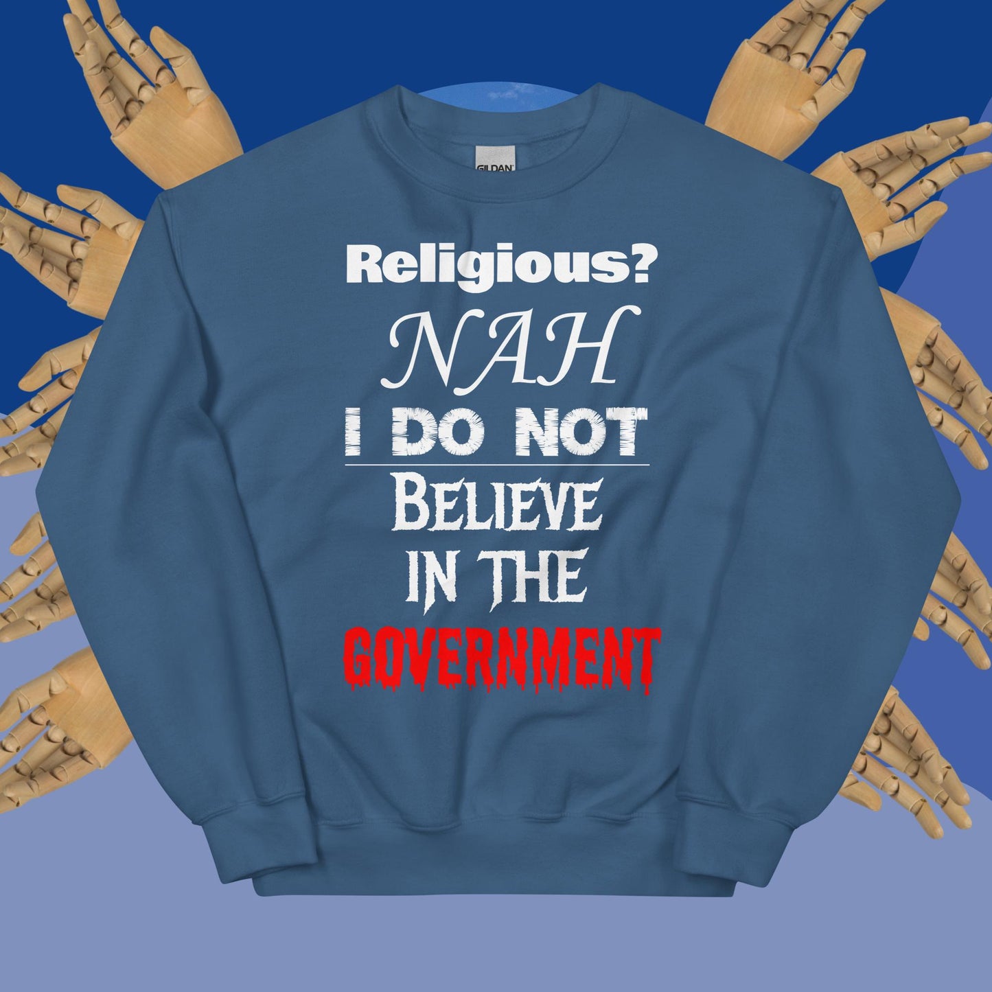 Not Religious Sweatshirt White