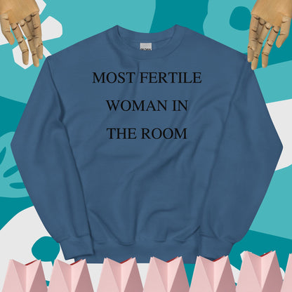 Fertile Woman Sweatshirt Black