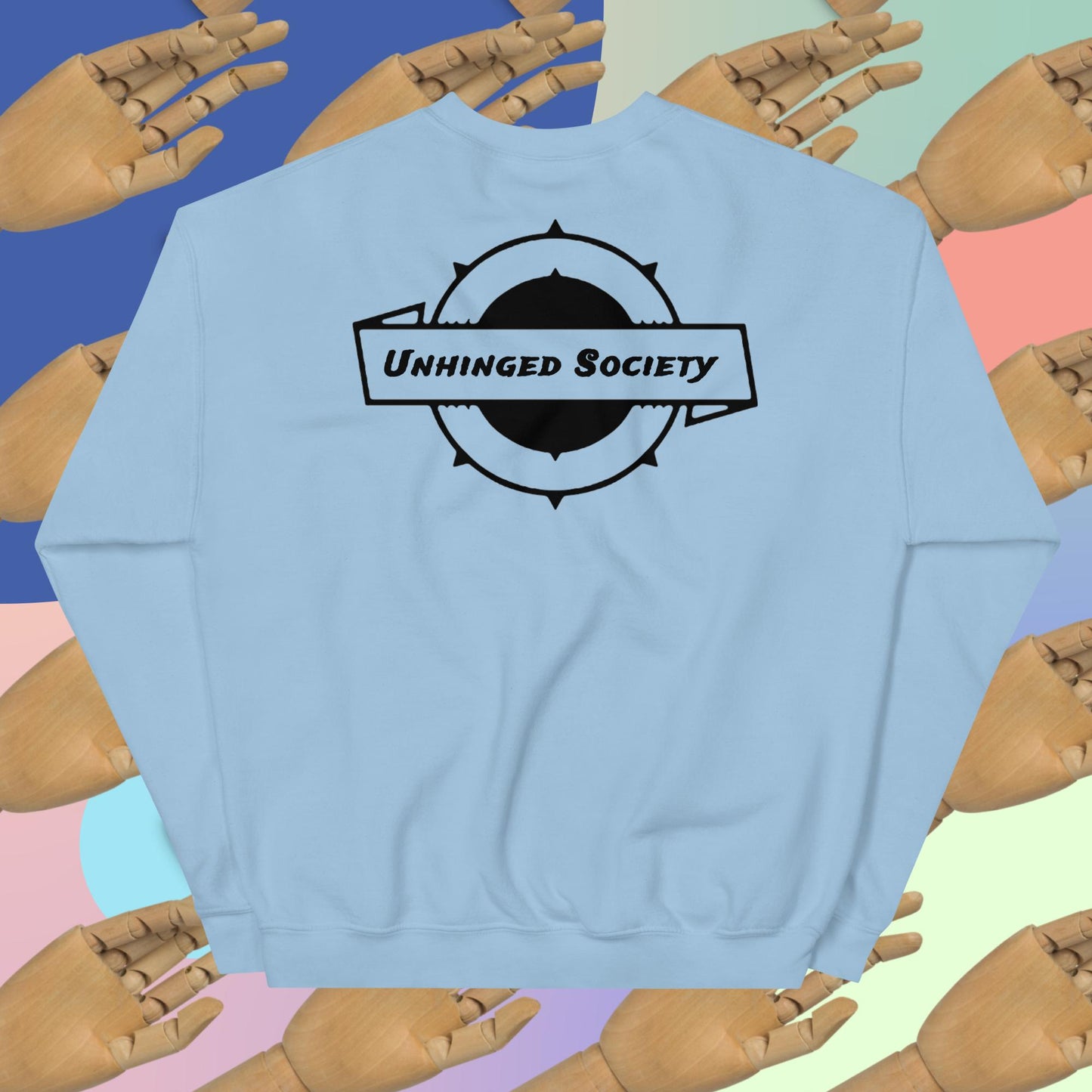 Unhinged Society Sweatshirt Black Logo