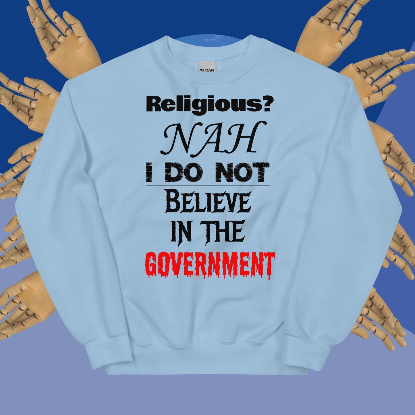 Not Religious Sweatshirt Black