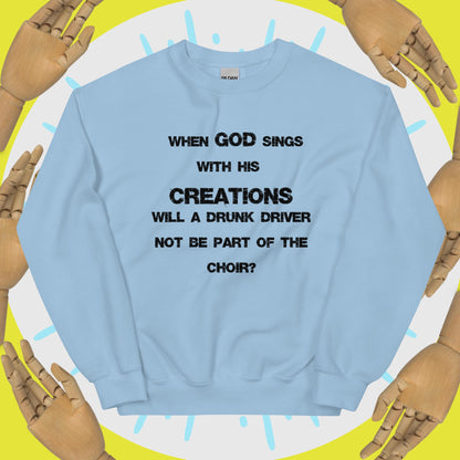 Gods Choir Sweatshirt Black