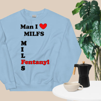 Milf Lover Sweatshirt Black