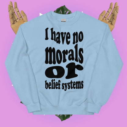 Morally Bankrupt Sweatshirt Black