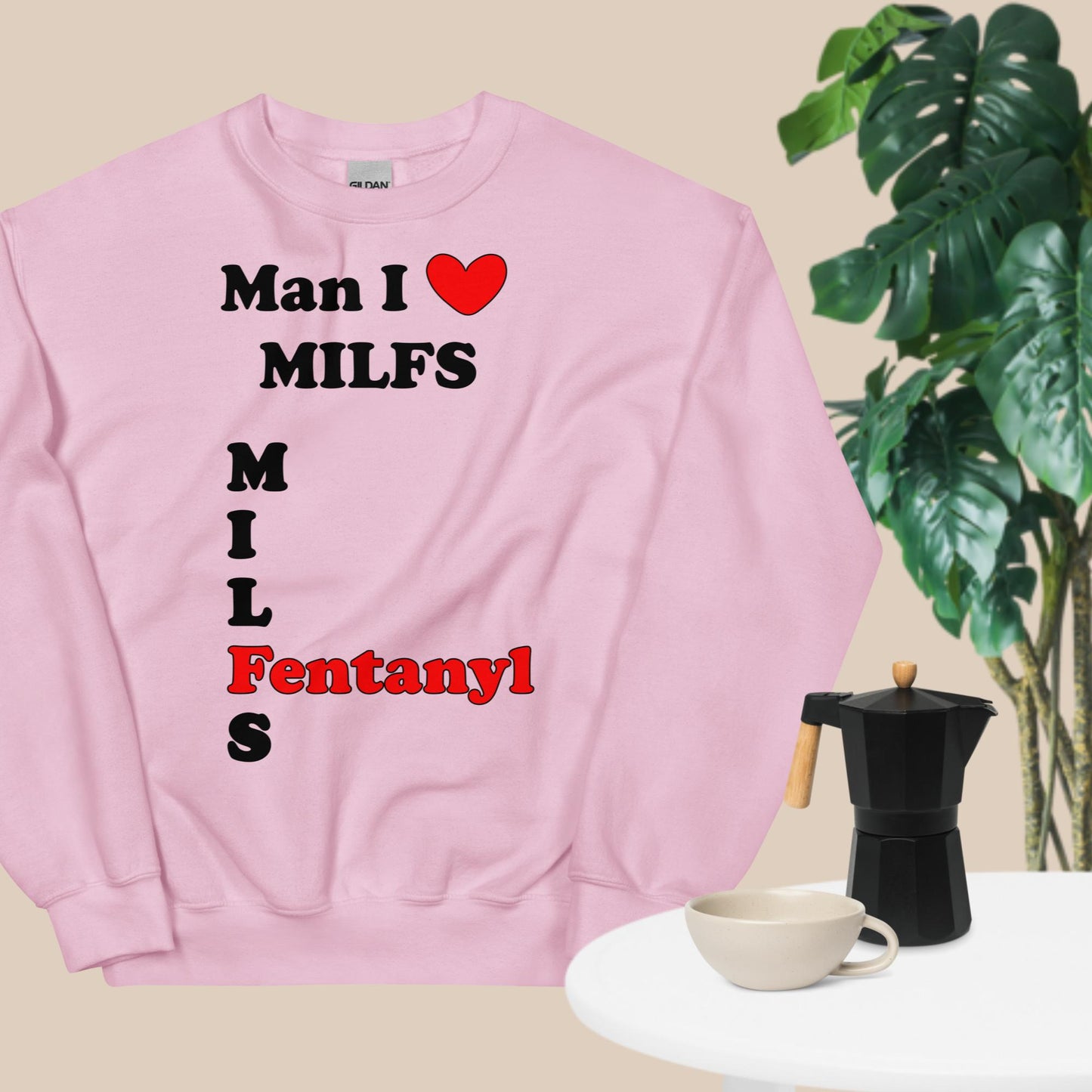 Milf Lover Sweatshirt Black