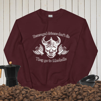 Beveraged Driver Sweatshirt White