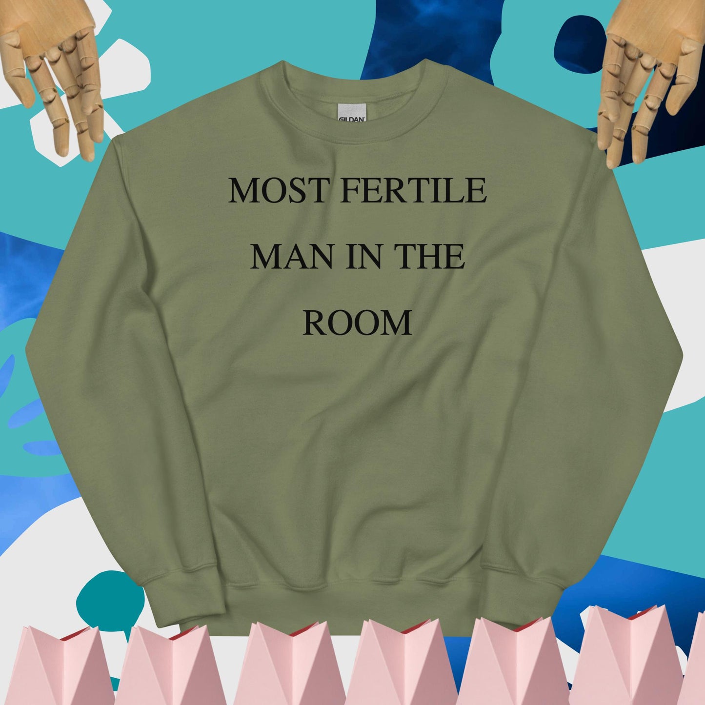 Fertile Man Sweatshirt Black