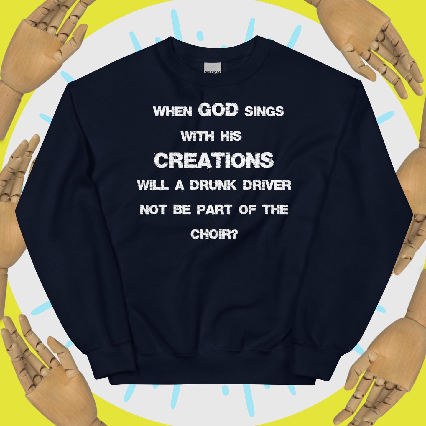 Gods Choir Sweatshirt White