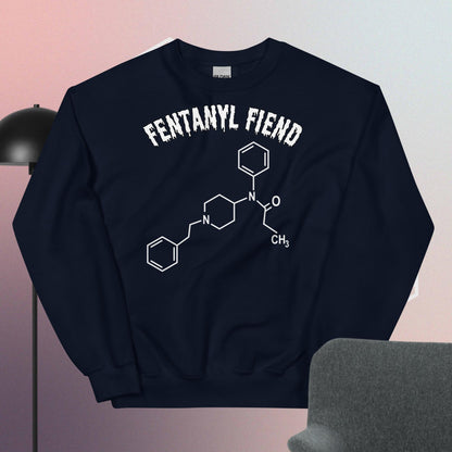 Fentanyl Fiend Sweatshirt White