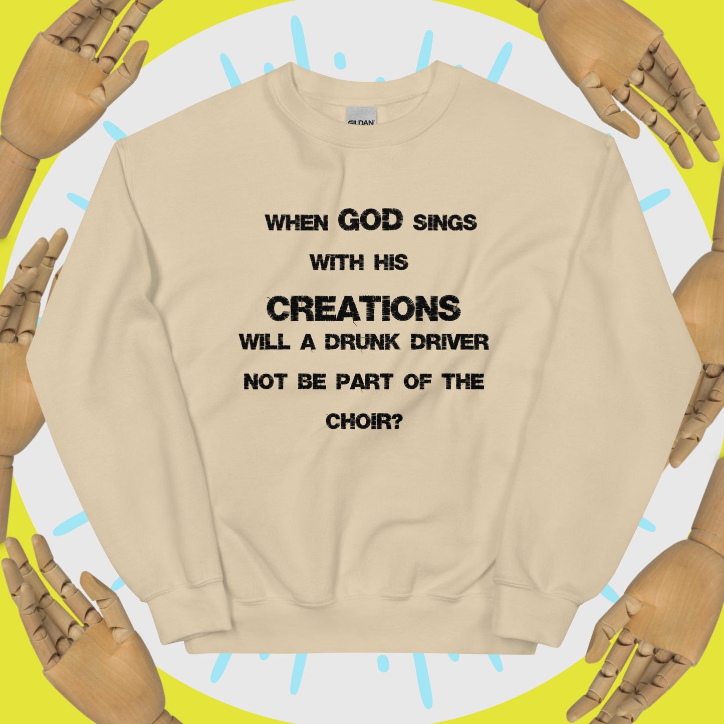 Gods Choir Sweatshirt Black