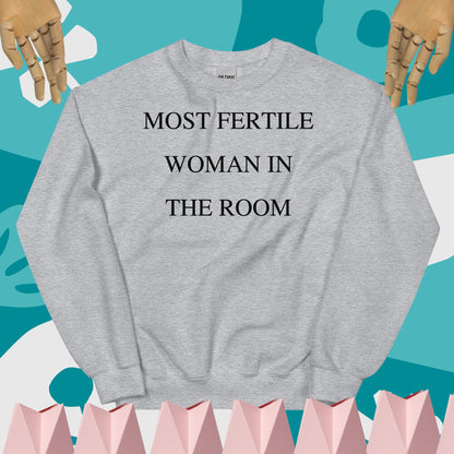 Fertile Woman Sweatshirt Black