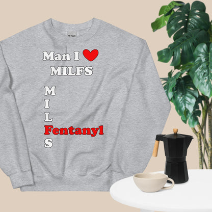 Milf Lover Sweatshirt White