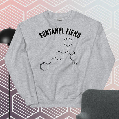 Fentanyl Fiend Sweatshirt White