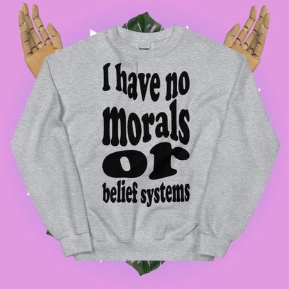 Morally Bankrupt Sweatshirt Black