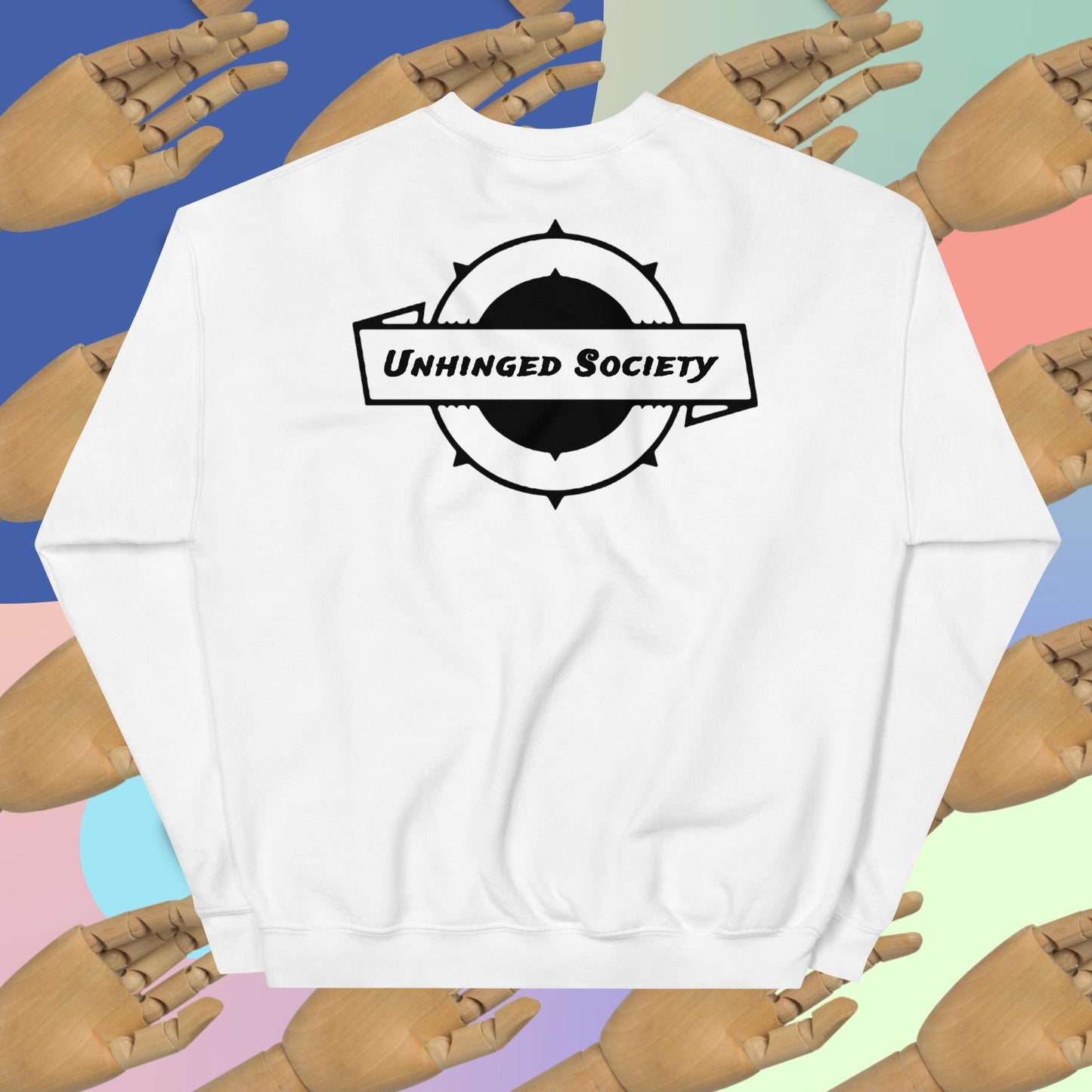 Unhinged Society Sweatshirt Black Logo