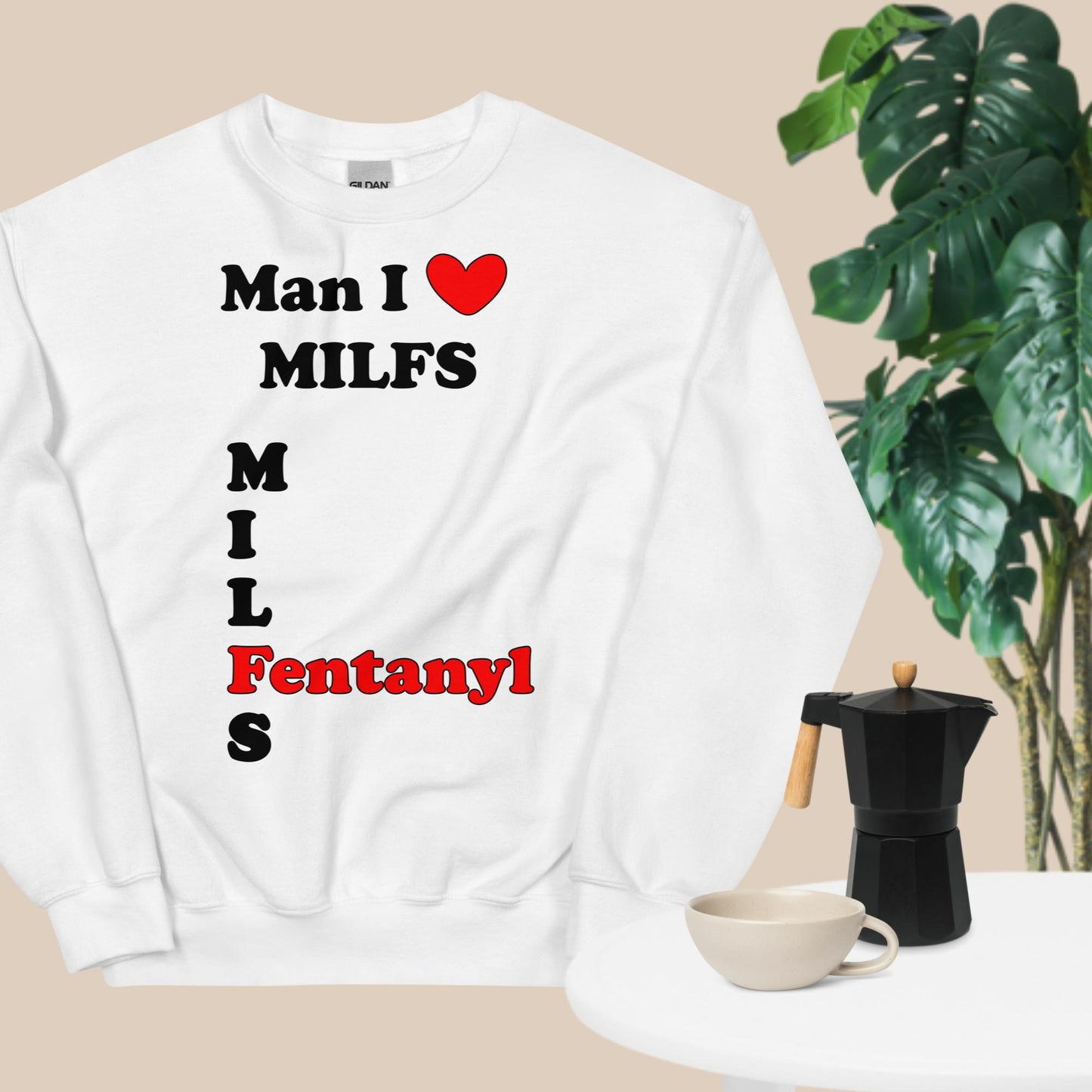 Milf Lover Sweatshirt Black