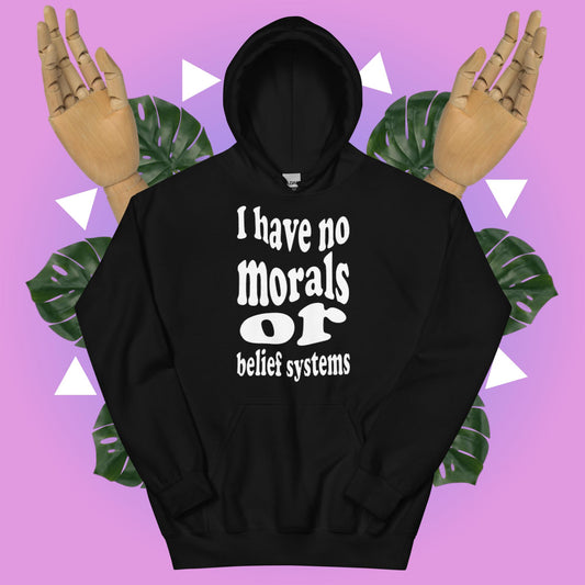 Morally Bankrupt Hoodie White