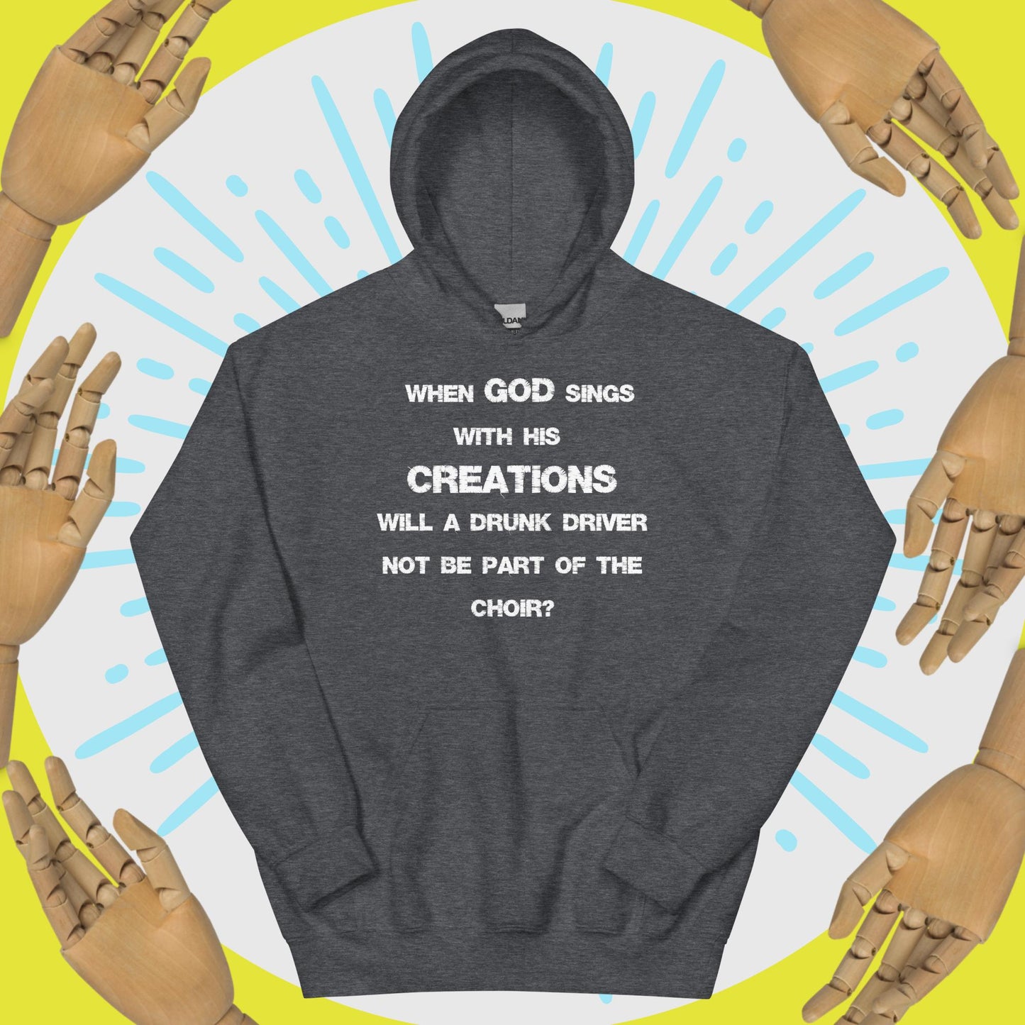 Gods Choir Hoodie White