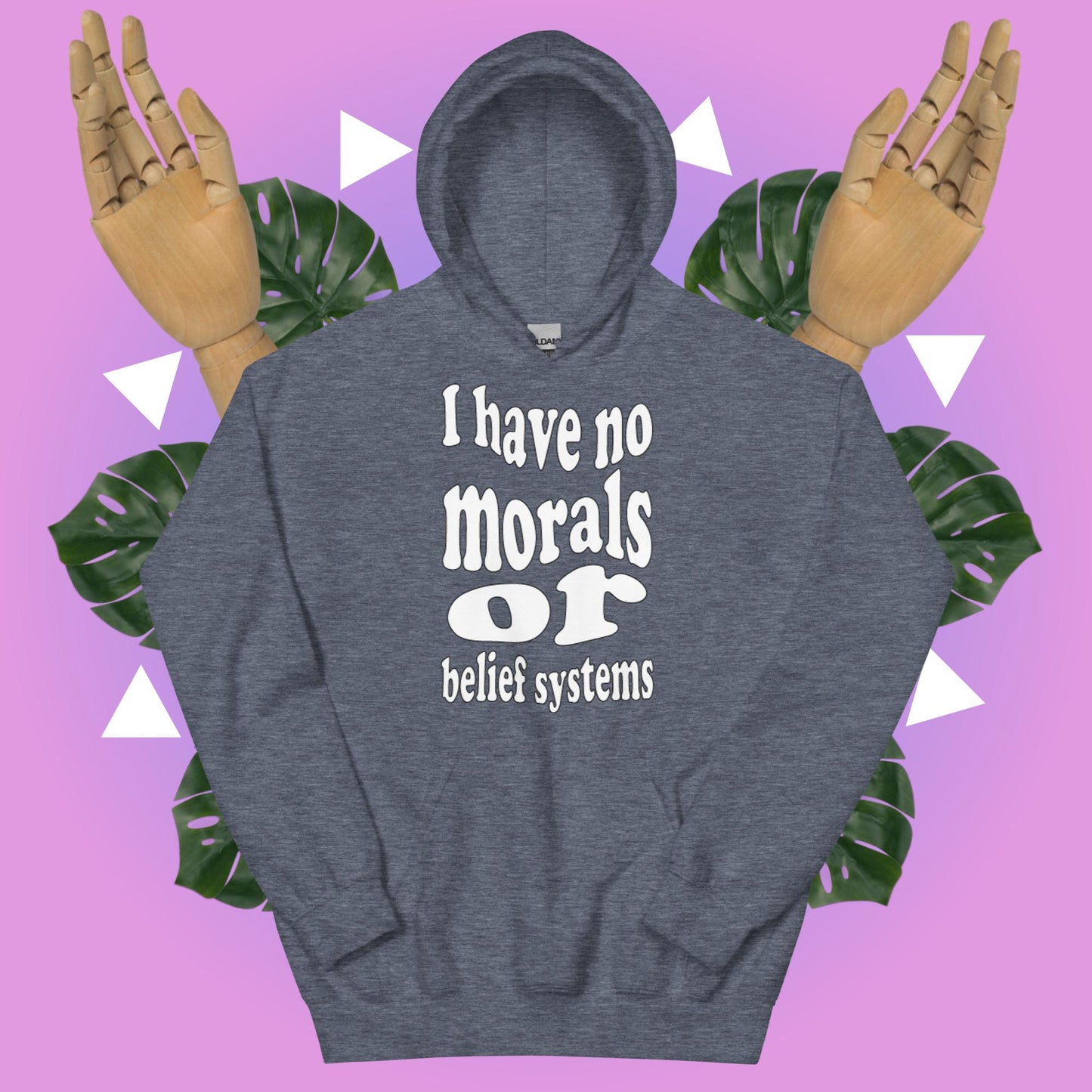 Morally Bankrupt Hoodie White