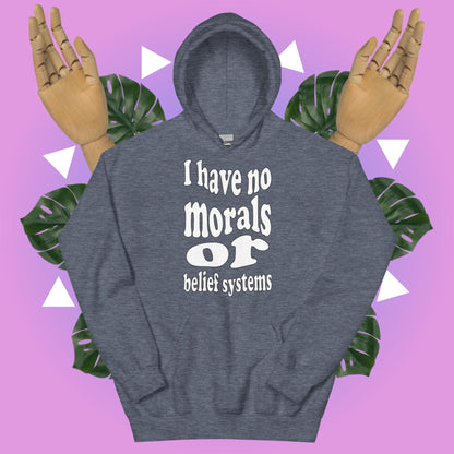 Morally Bankrupt Hoodie White