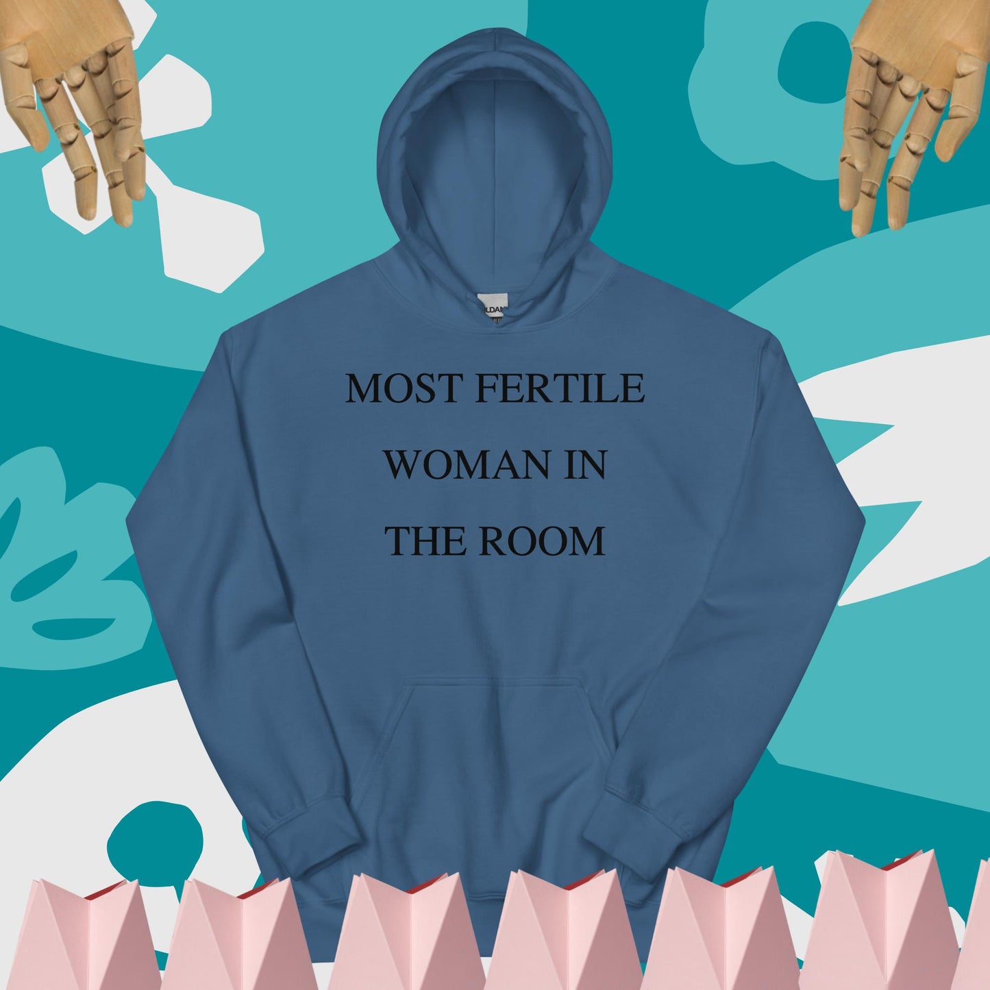 Fertile Woman Hoodie Black