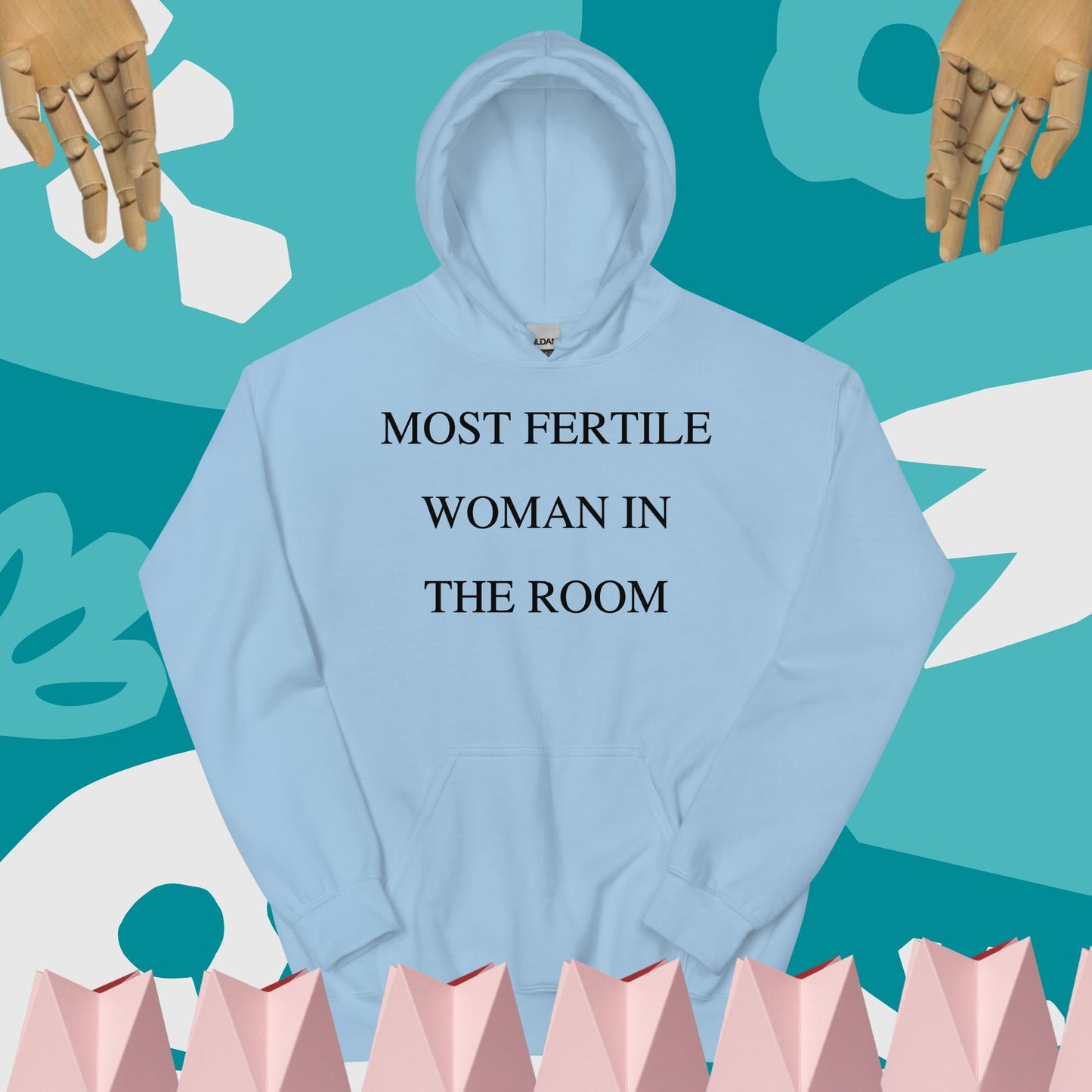 Fertile Woman Hoodie Black