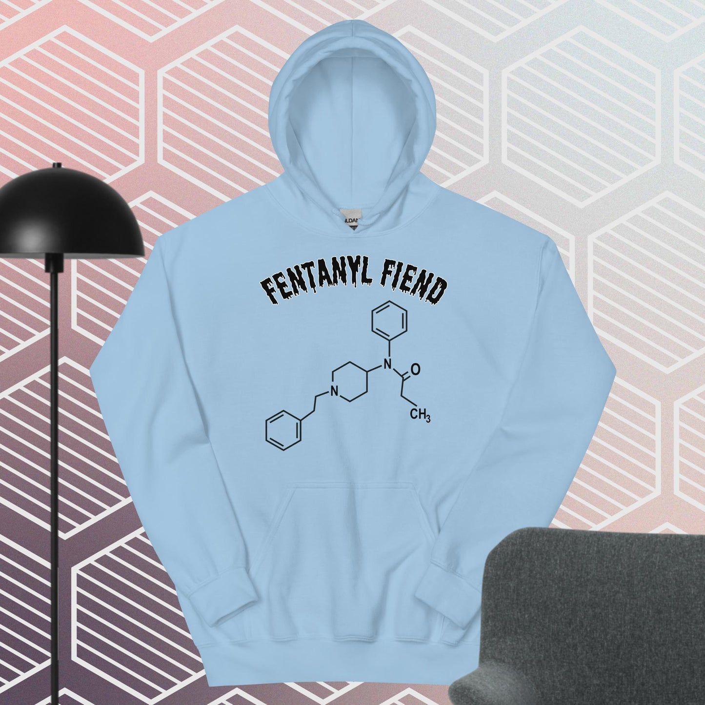 Fentanyl Fiend Hoodie Black