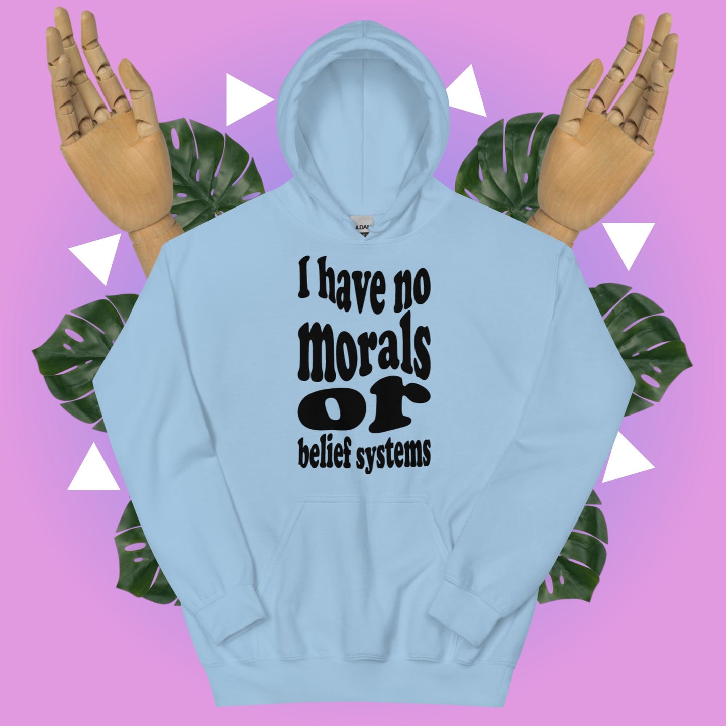 Morally Bankrupt Hoodie Black