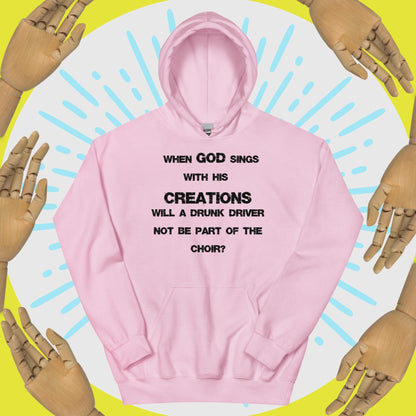 Gods Choir Hoodie Black