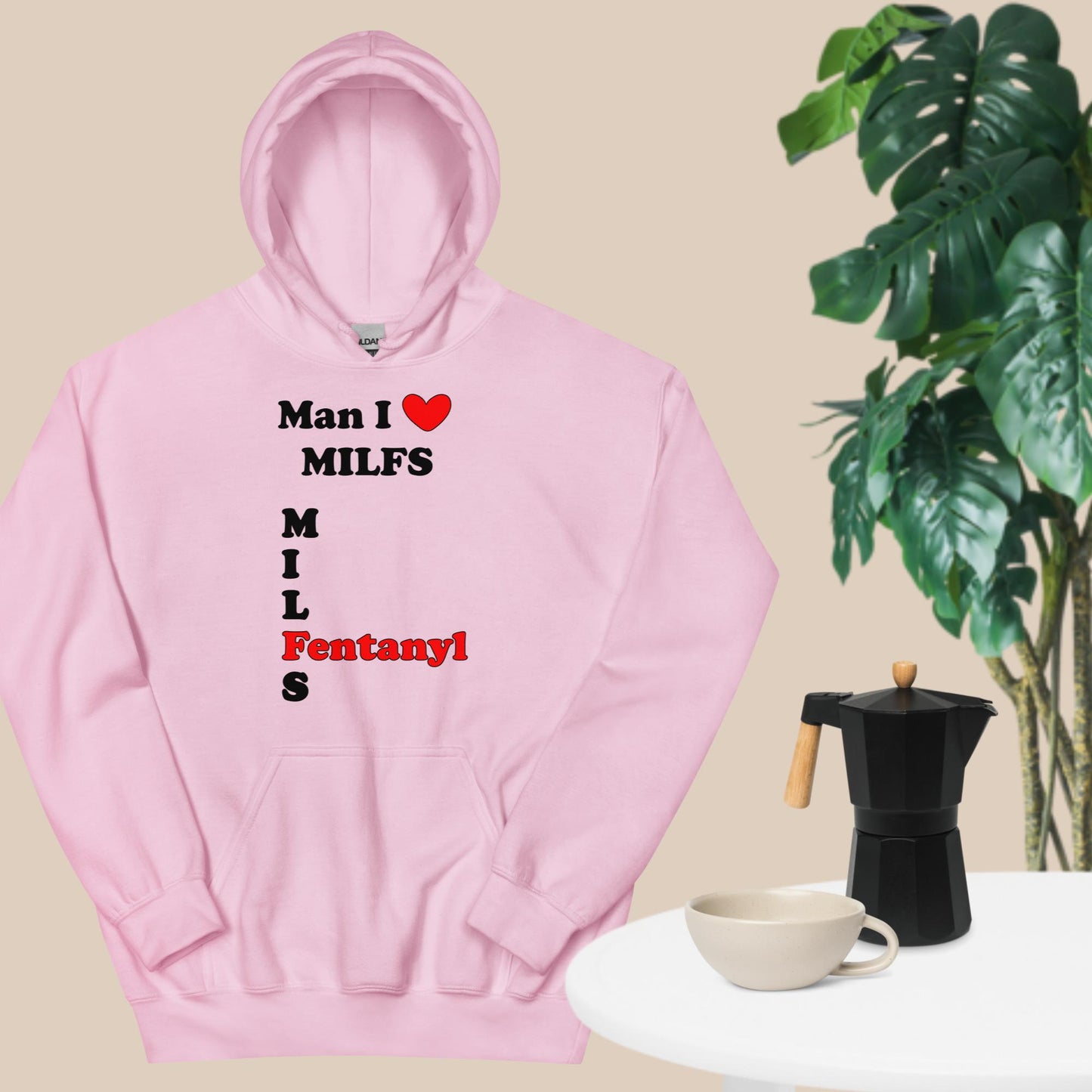 Milf Lover Hoodie Black