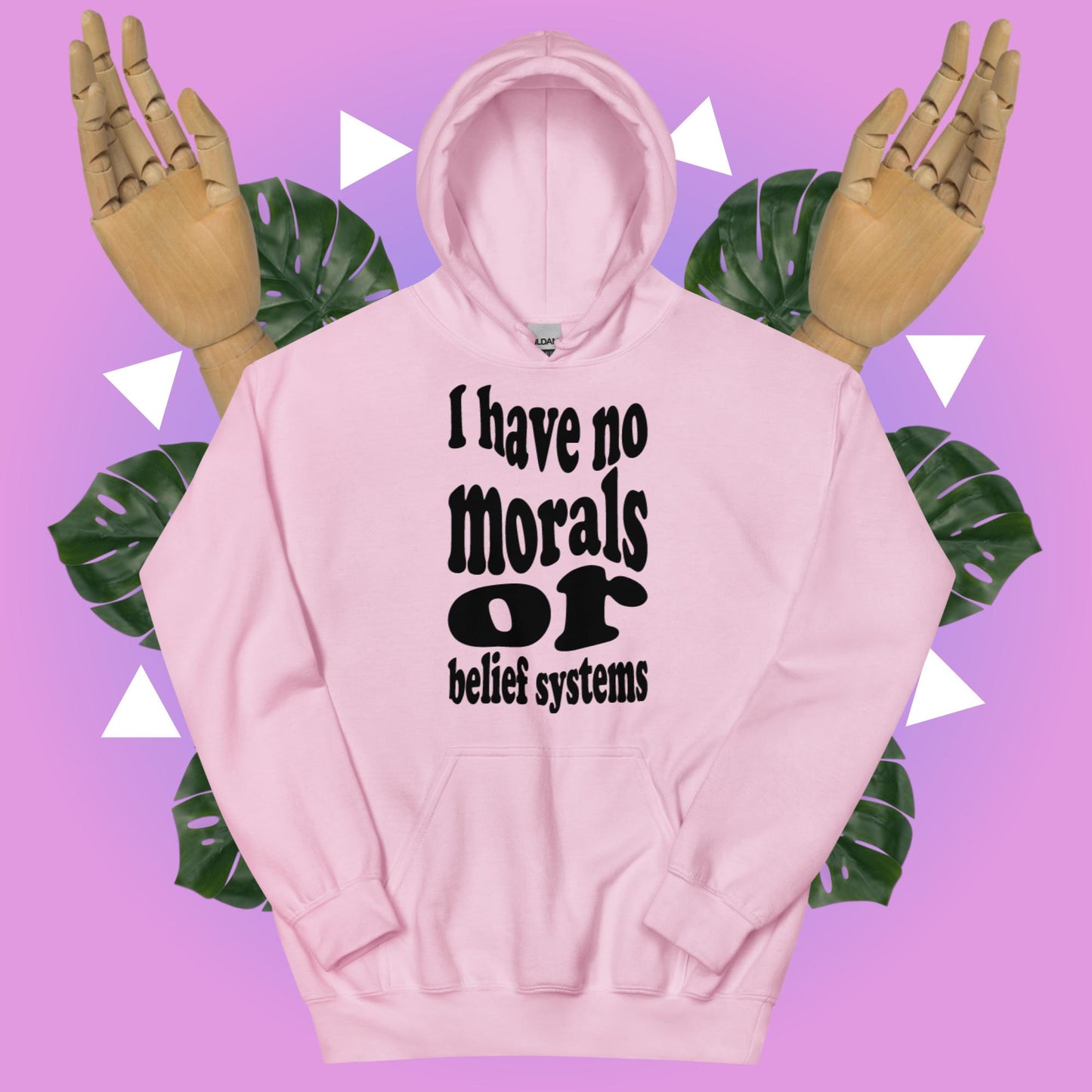 Morally Bankrupt Hoodie Black