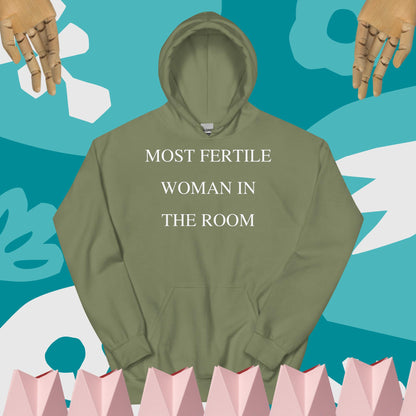 Fertile Woman Hoodie White