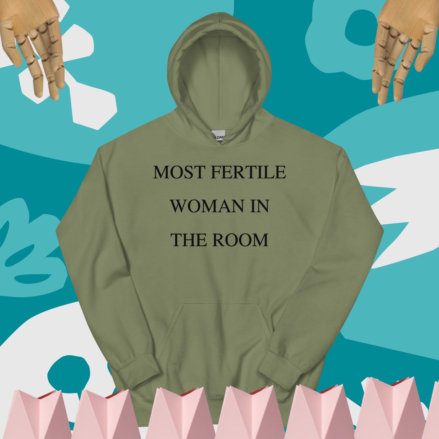 Fertile Woman Hoodie Black