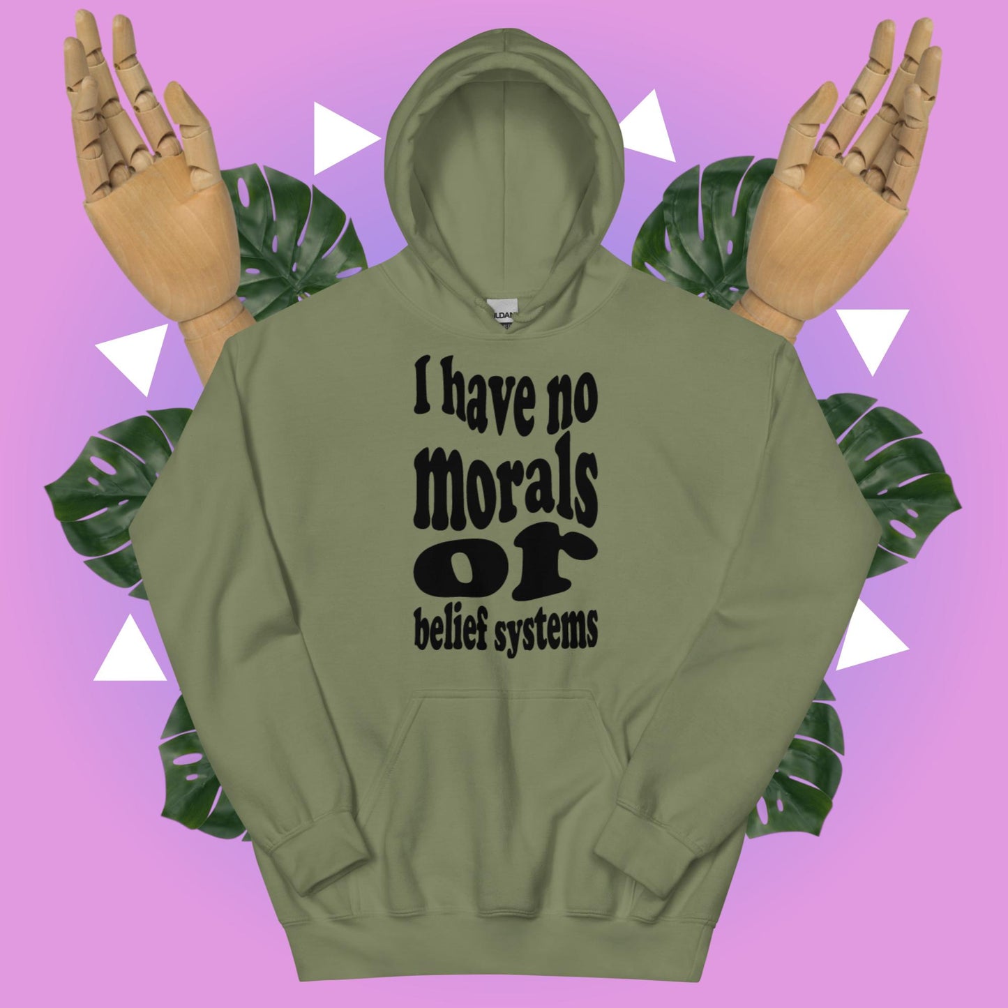 Morally Bankrupt Hoodie Black