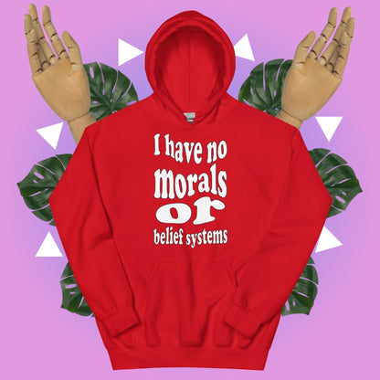 Morally Bankrupt Hoodie White