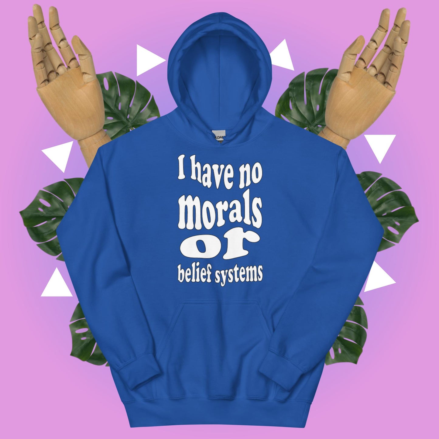 Morally Bankrupt Hoodie White