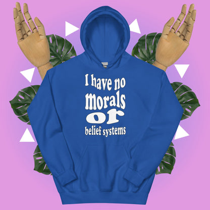 Morally Bankrupt Hoodie White