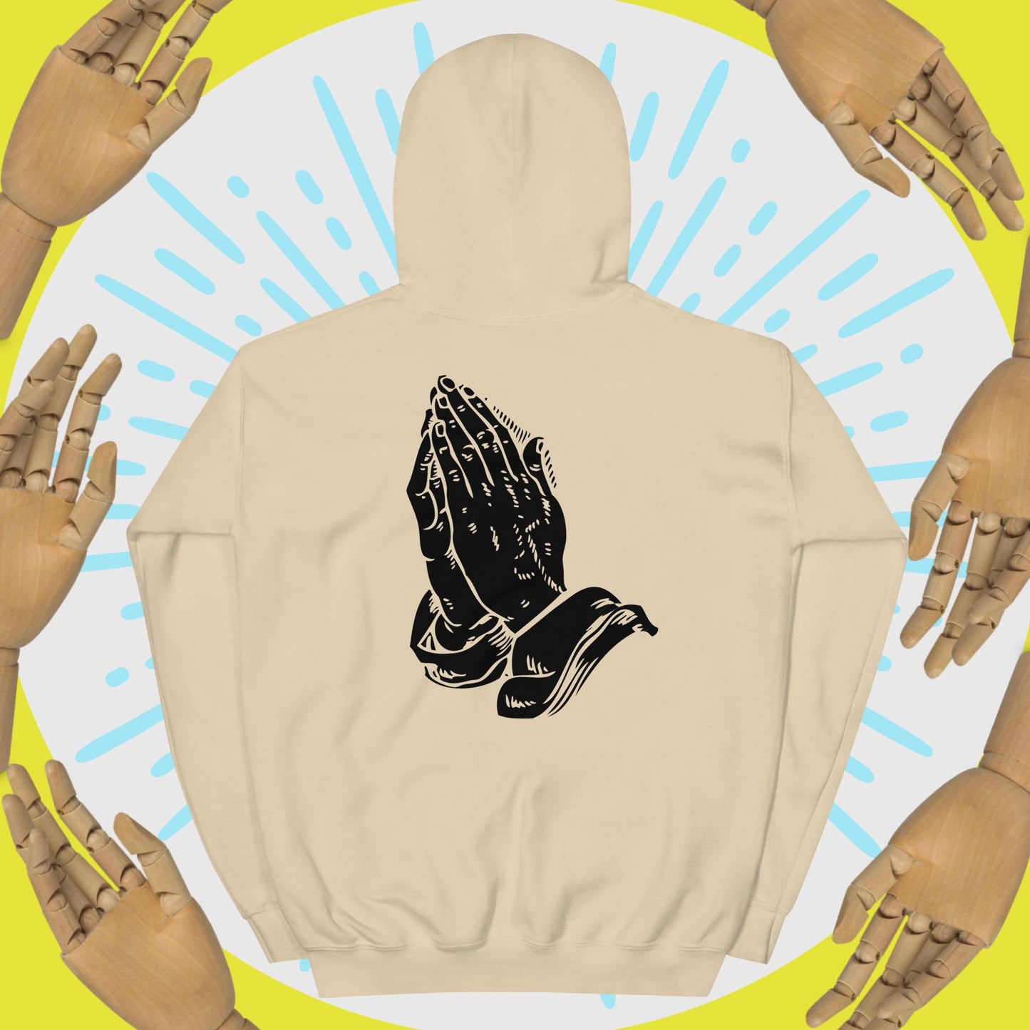 Gods Choir Hoodie Black