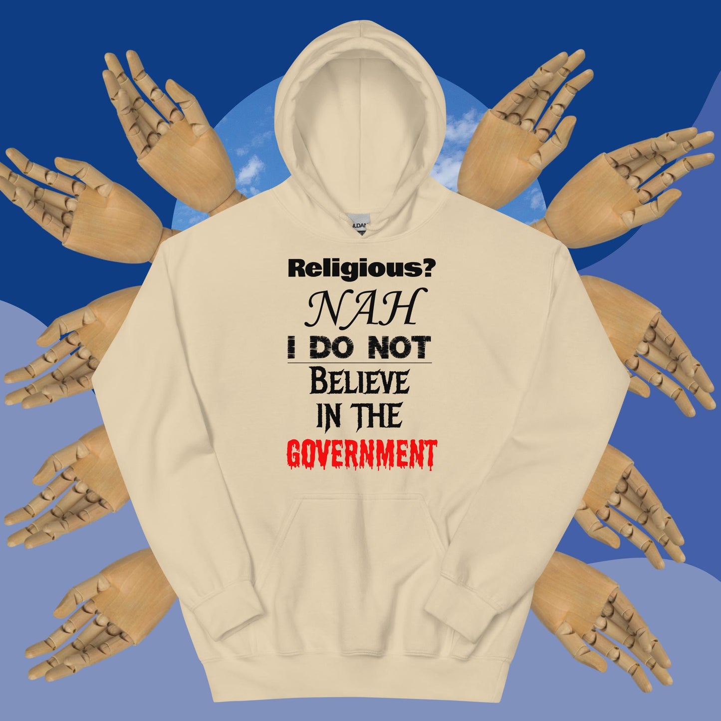 Not Religious Hoodie Black