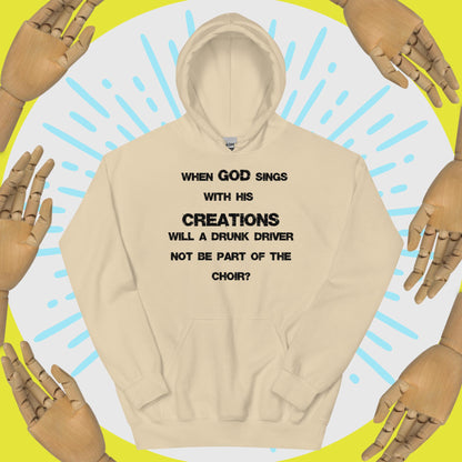 Gods Choir Hoodie Black