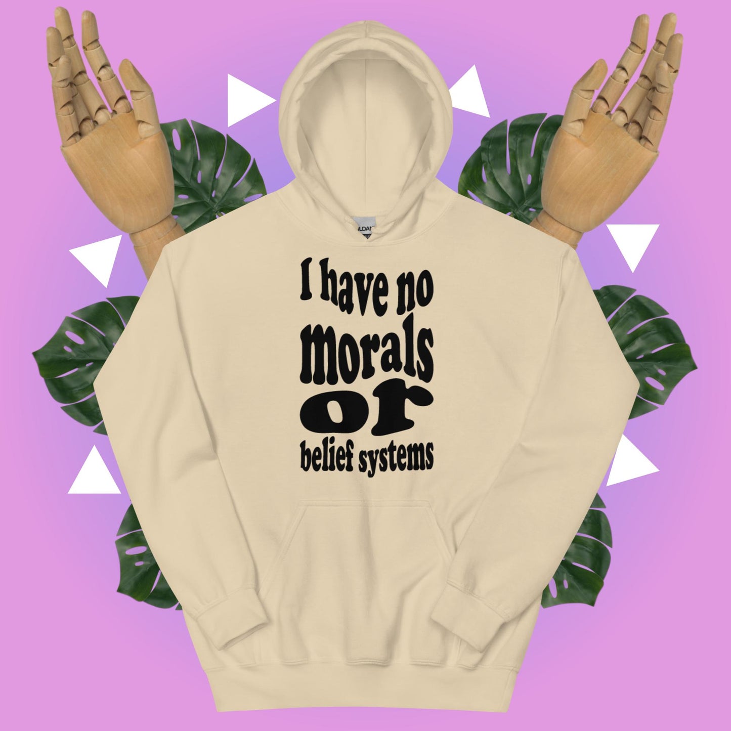 Morally Bankrupt Hoodie Black