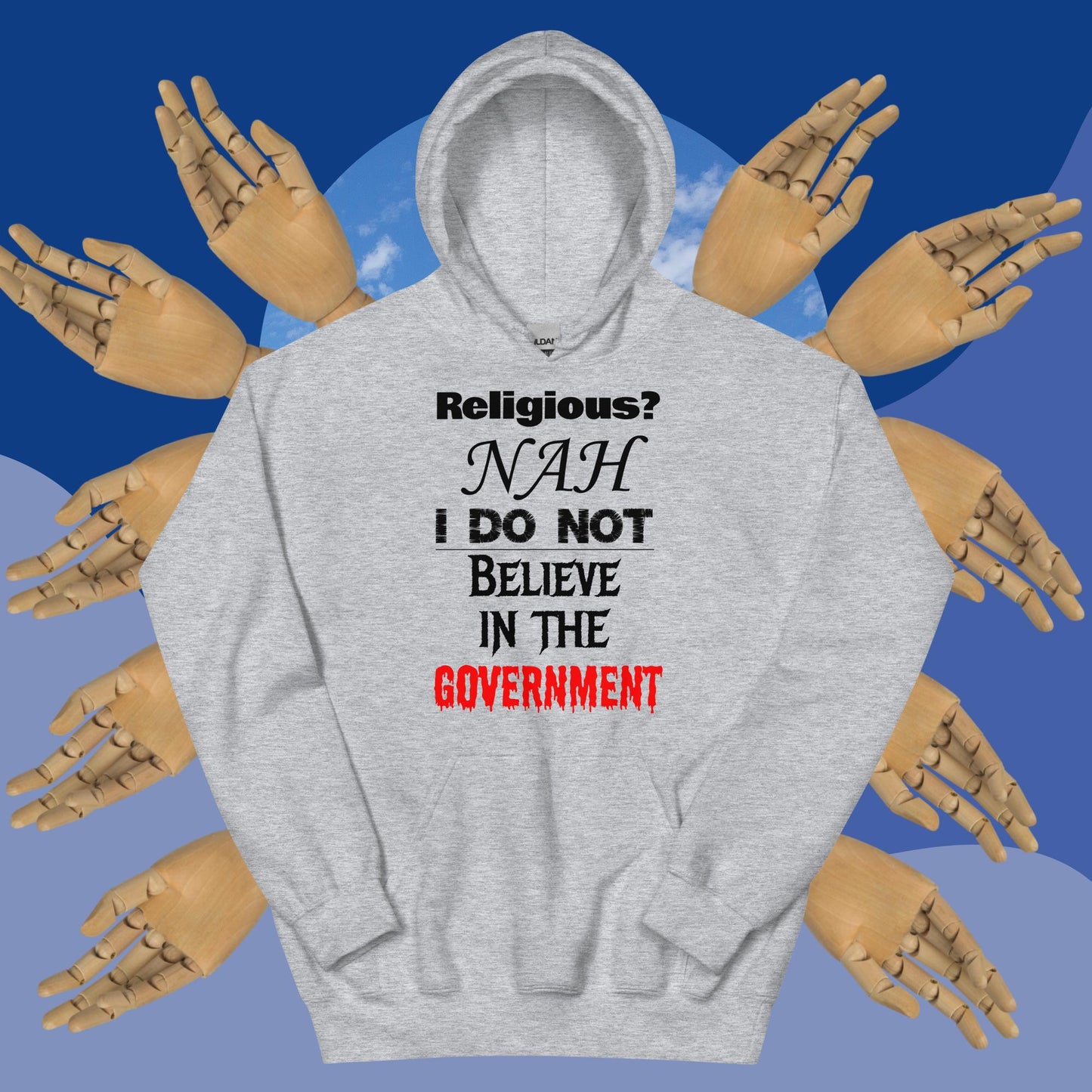 Not Religious Hoodie Black