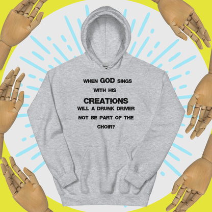 Gods Choir Hoodie Black