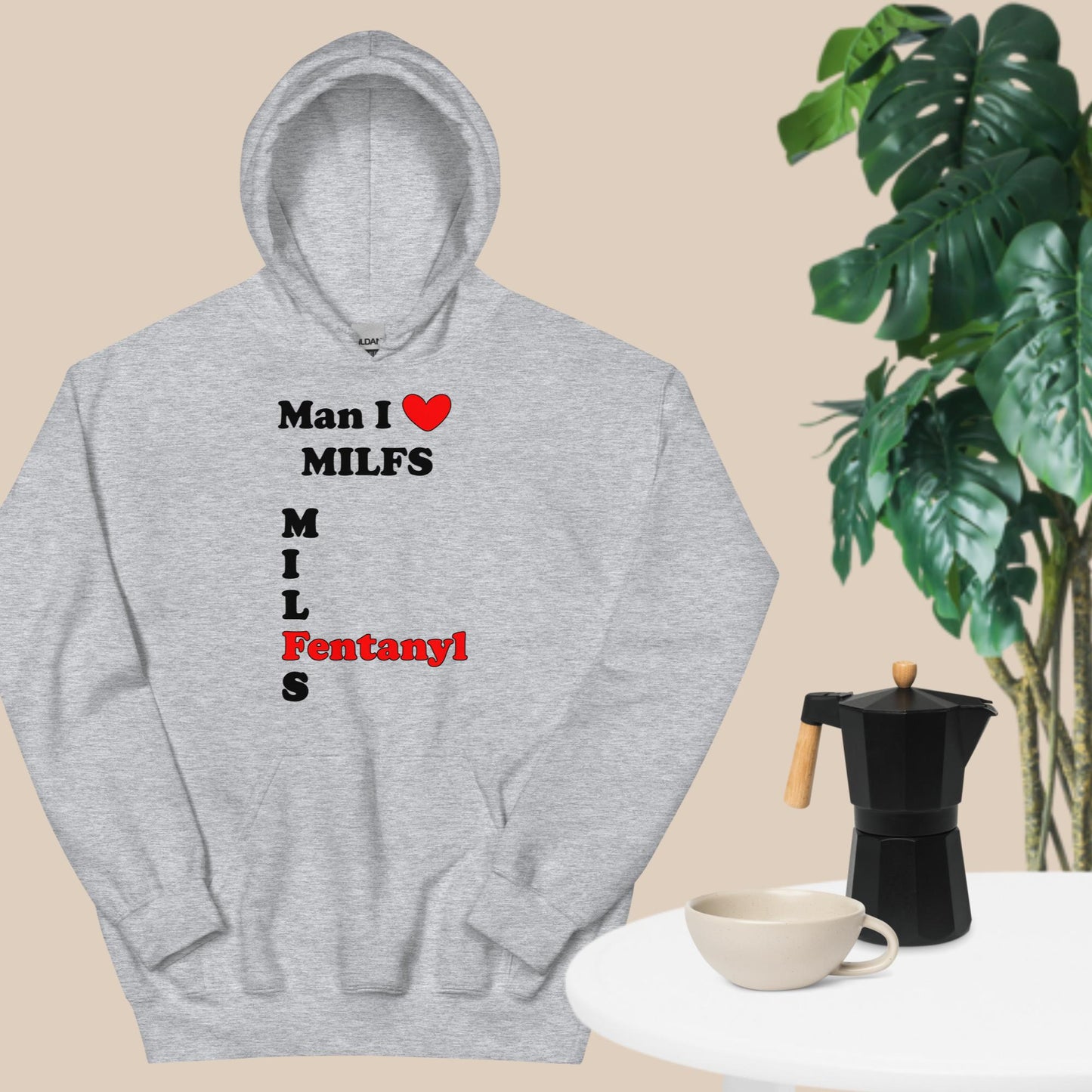 Milf Lover Hoodie Black