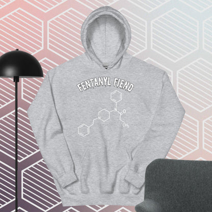 Fentanyl Fiend Hoodie White